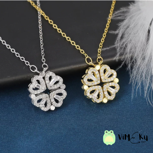 Collar trébol 2 en 1